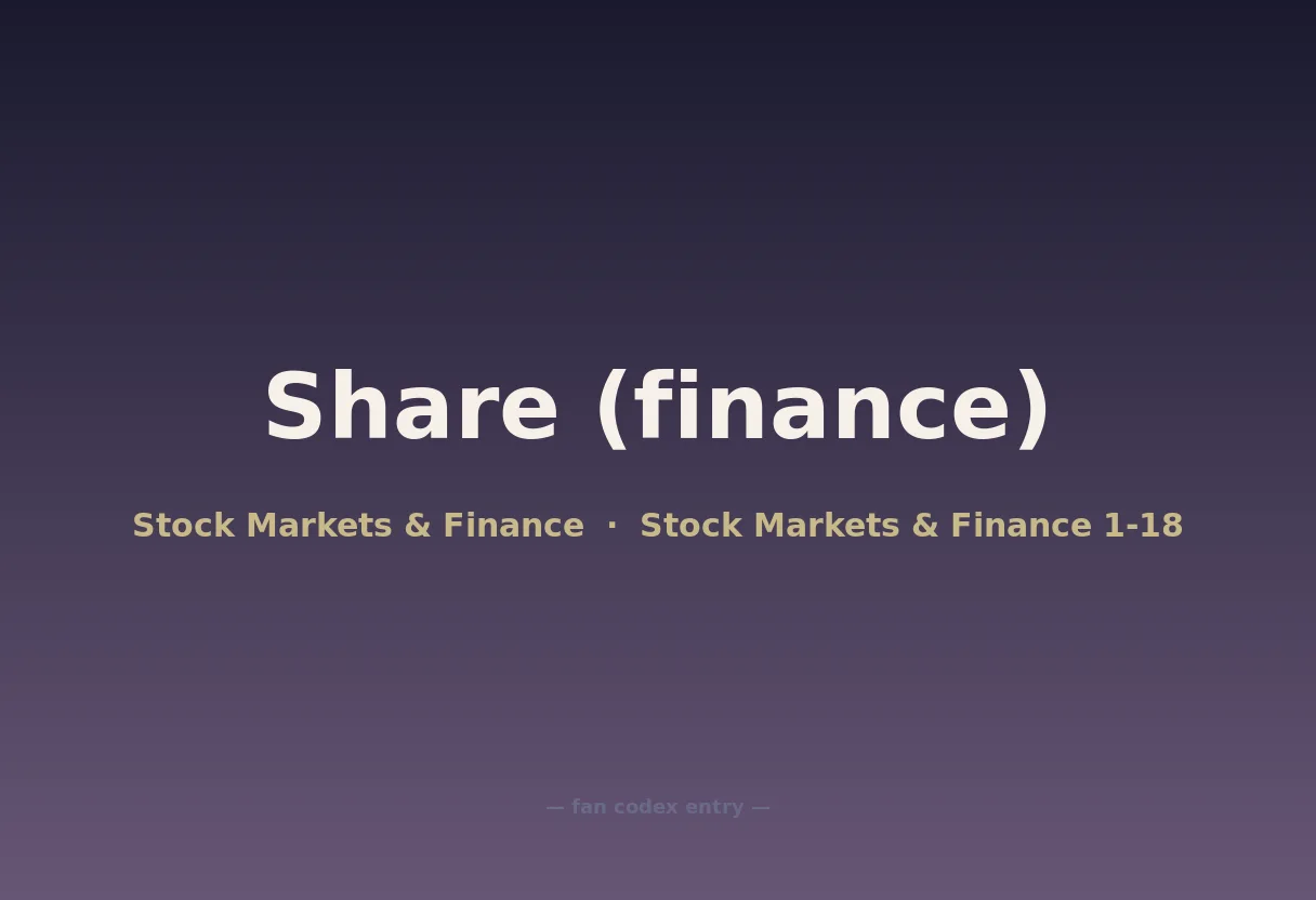 Share (finance)