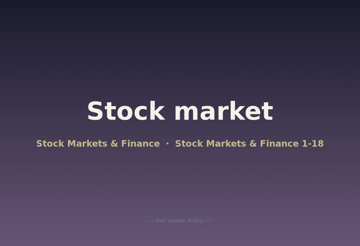 Stock market