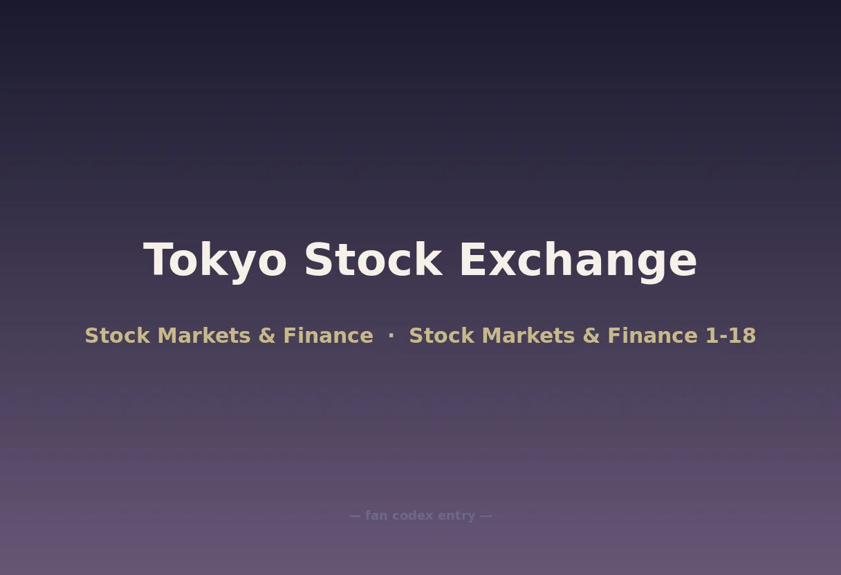 Tokyo Stock Exchange